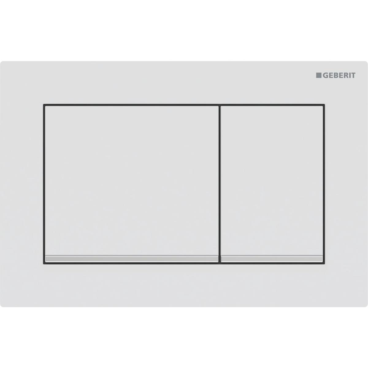 Geberit Omega 20 Kumanda Paneli Çift Basmalı Mat Beyaz, 980.001.JT.1Geberit980.001.JT.1Kumanda Paneli