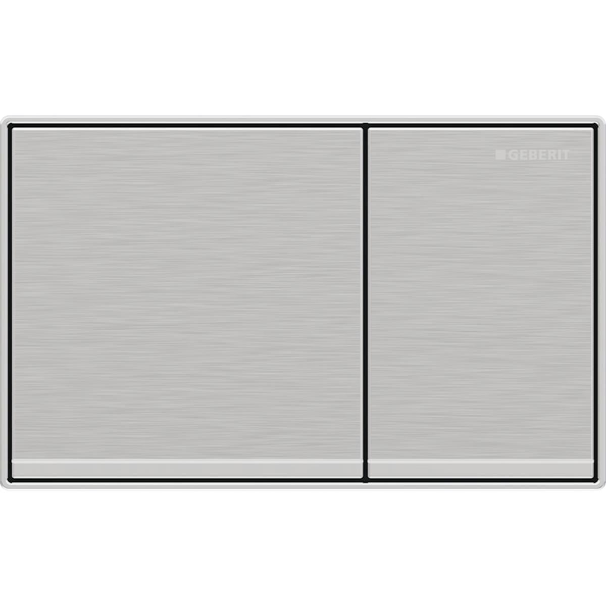 Geberit Omega 60 Kumanda Paneli Çift Basmalı Fırçalı Krom, 980.002.GH.1Geberit980.002.GH.1Kumanda Paneli