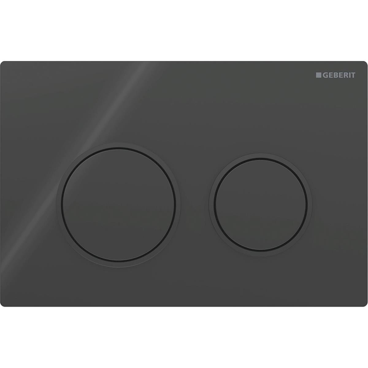 Geberit Omega20 Kumanda Paneli Çift Basmalı Siyah, 115.085.DW.1Geberit115.085.DW.1Kumanda Paneli