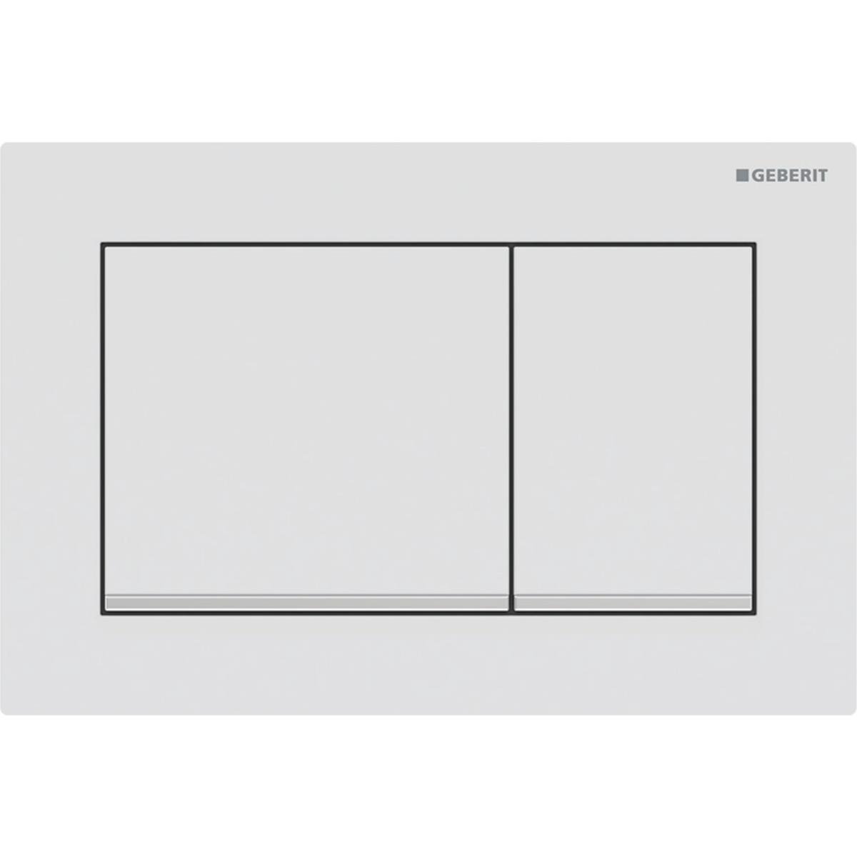 Geberit Omega20 Kumanda Paneli (eski Omega30) Çift Basmalı, Parlak Beyaz, 115.080.JT.1Geberit115.080.JT.1Kumanda Paneli