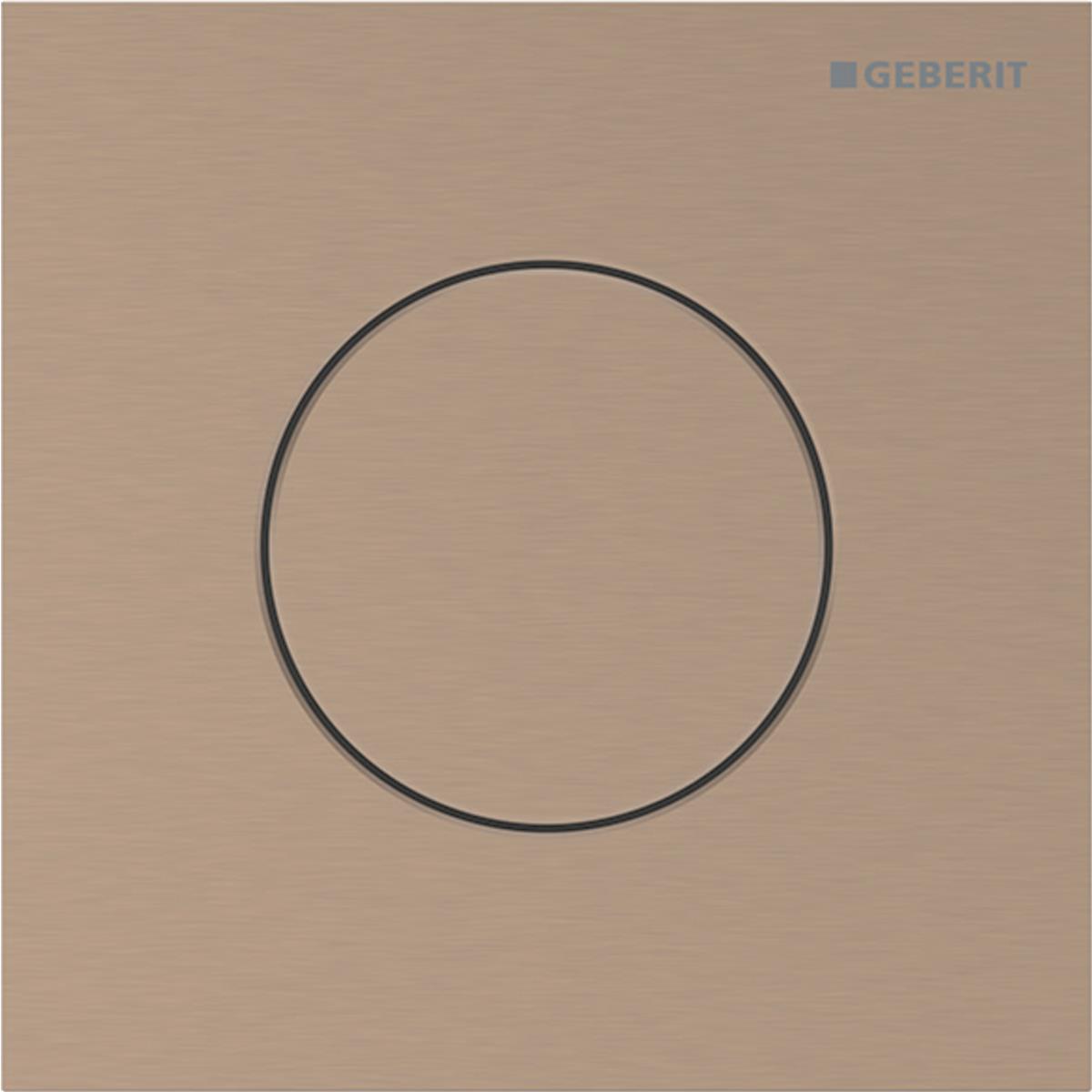 Geberit Pnömatik Deşarj Tetiklemeli Pisuvar İçin Tip 40 Kumanda Paneli Fırçalı Bakır, 246.118.QB.1Geberit246.118.QB.1Kumanda Paneli