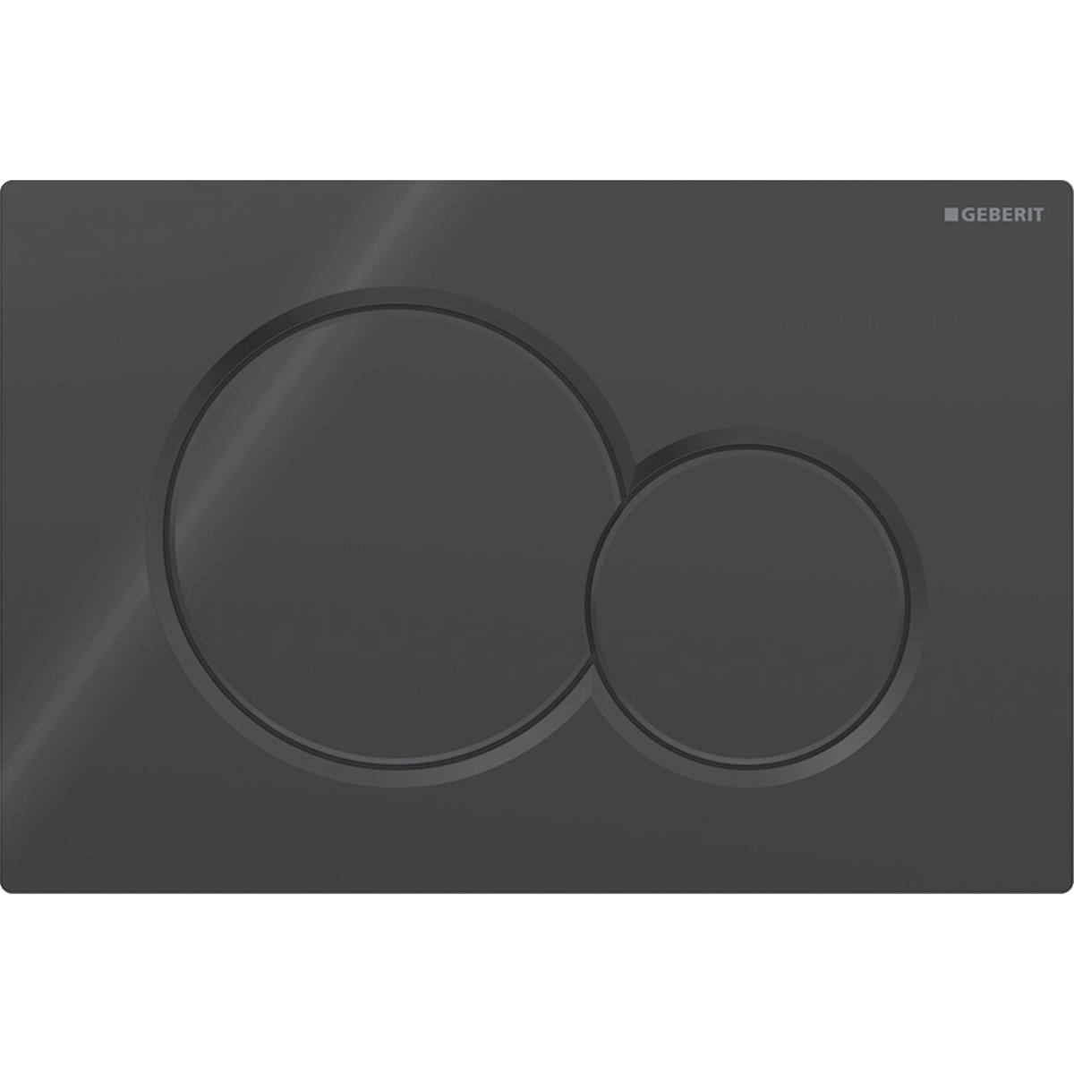 Geberit Sigma 01 Çift Basmalı Kumanda Paneli Siyah, 241.770.DW.5Geberit241.770.DW.5Kumanda Paneli