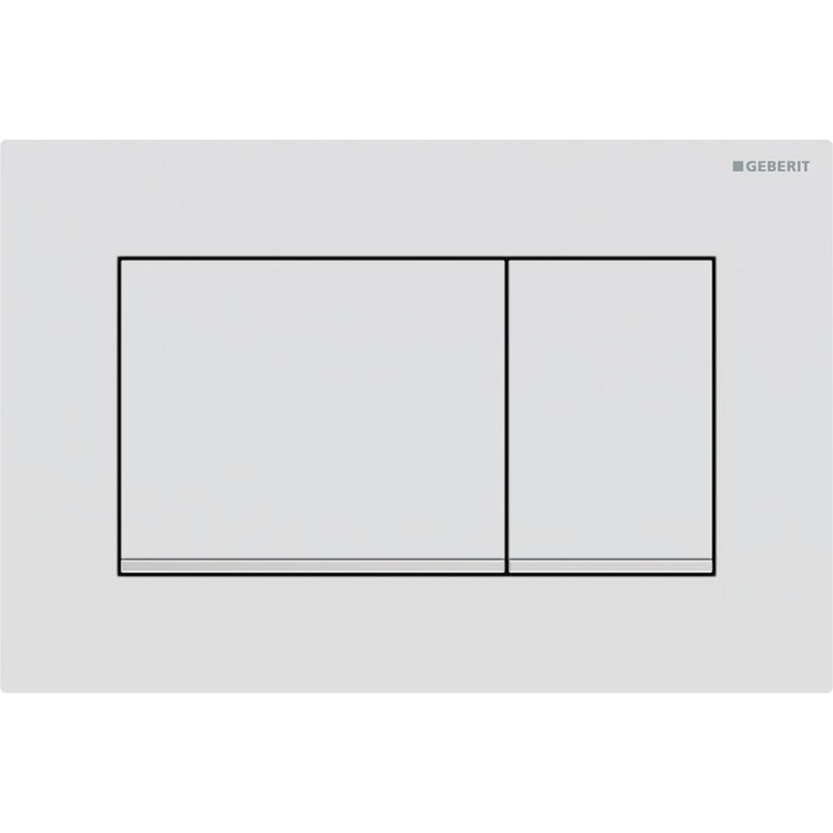 Geberit Sigma 20 Kumanda Paneli Çift Basmalı Mat Beyaz, 980.012.JT.1 Geberit980.012.JT.1Kumanda Paneli