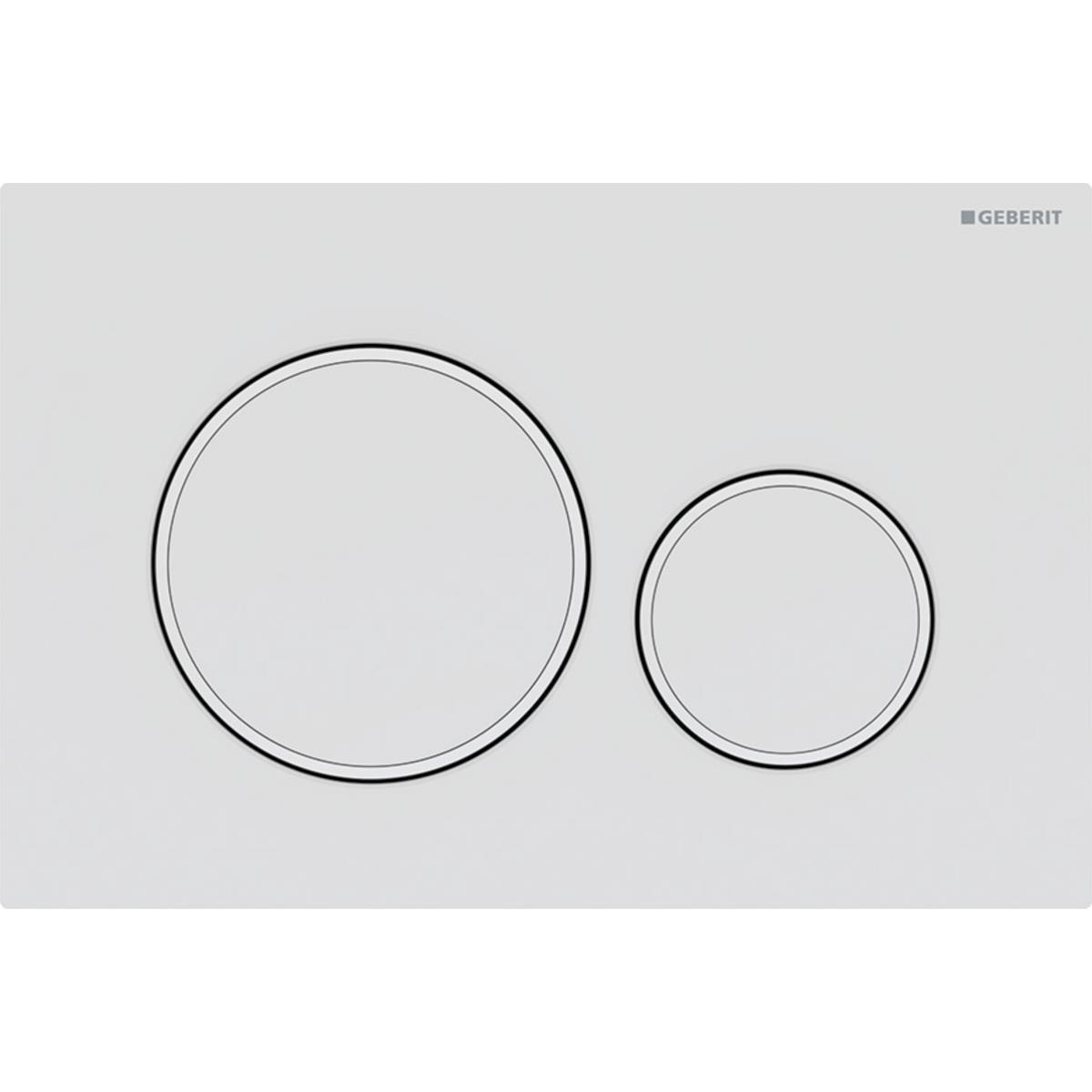 Geberit Sigma 20 Kumanda Paneli Çift Basmalı Beyaz, 980.015.01.1Geberit980.015.01.1Kumanda Paneli