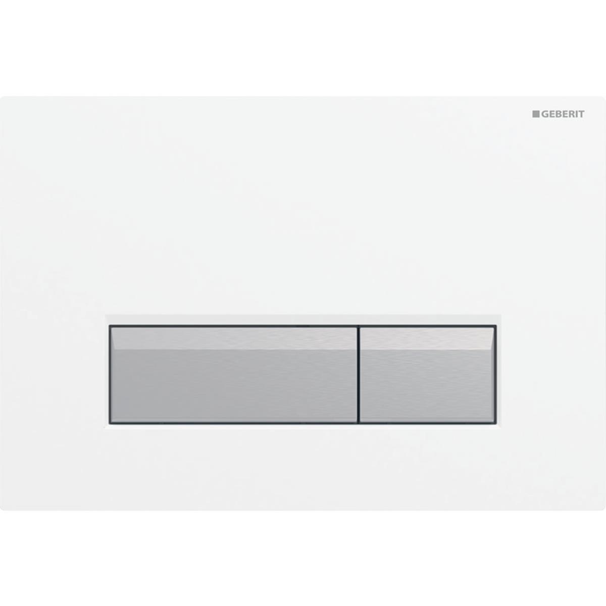 Geberit Sigma 40 Çift Basmalı Kumanda Paneli Beyaz, 242.601.KQ.1Geberit242.601.KQ.1Kumanda Paneli