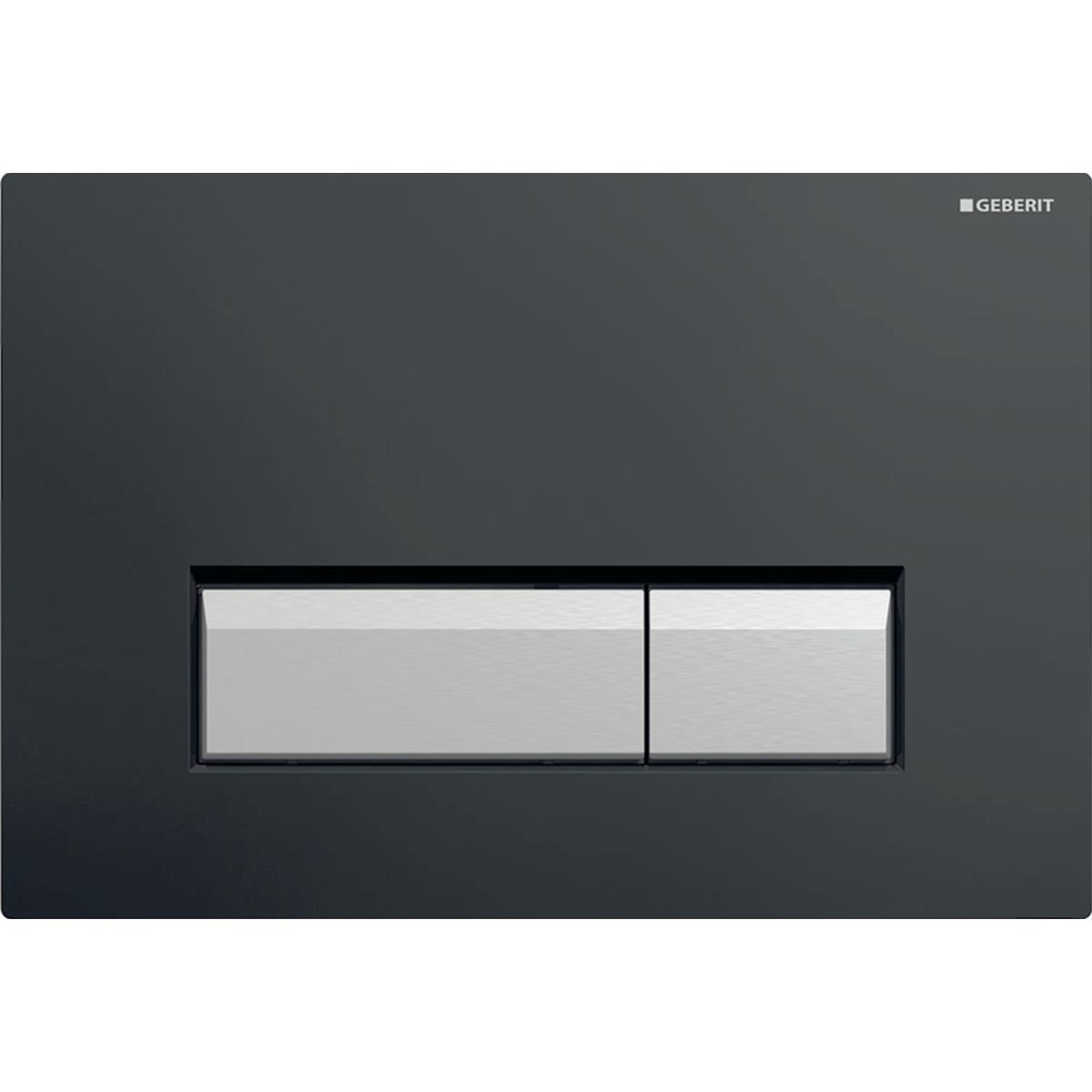 Geberit Sigma 40 Çift Basmalı Kumanda Paneli Derin Siyah, 242.601.KR.1Geberit242.601.KR.1Kumanda Paneli