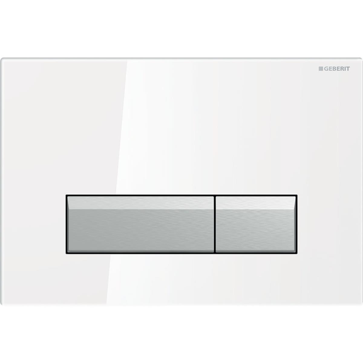 Geberit Sigma 40 Çift Basmalı Kumanda Paneli Beyaz, 242.601.SI.1Geberit242.601.SI.1Kumanda Paneli