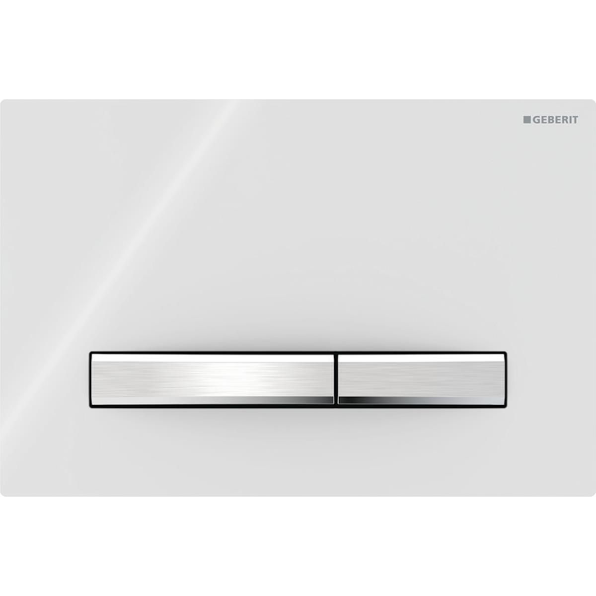 Geberit Sigma 50 Çift Basmalı Kumanda Paneli Beyaz, 241.788.11.2Geberit241.788.11.2Kumanda Paneli