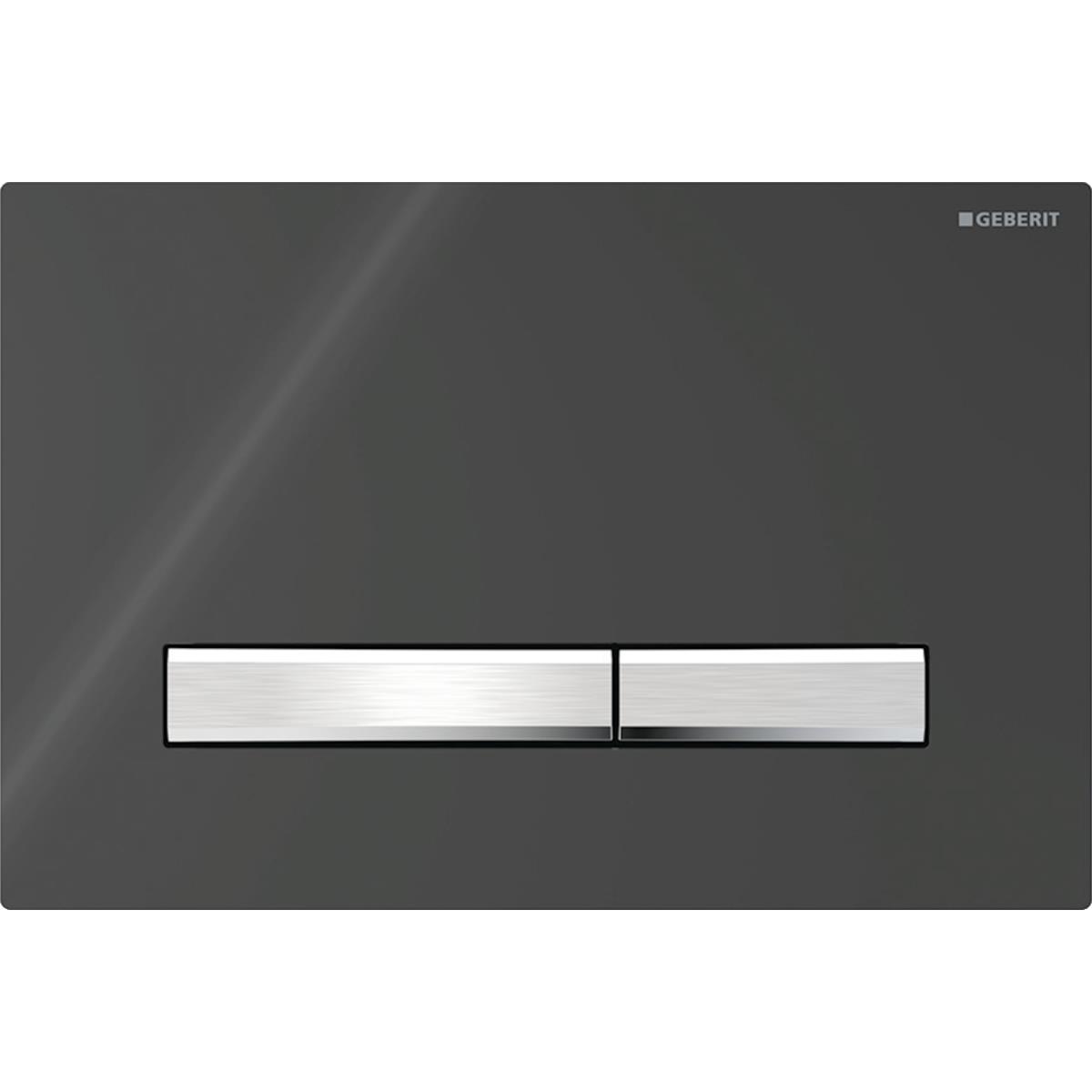 Geberit Sigma 50 Çift Basmalı Kumanda Paneli Siyah, 241.788.GH.2Geberit241.788.DW.2Kumanda Paneli