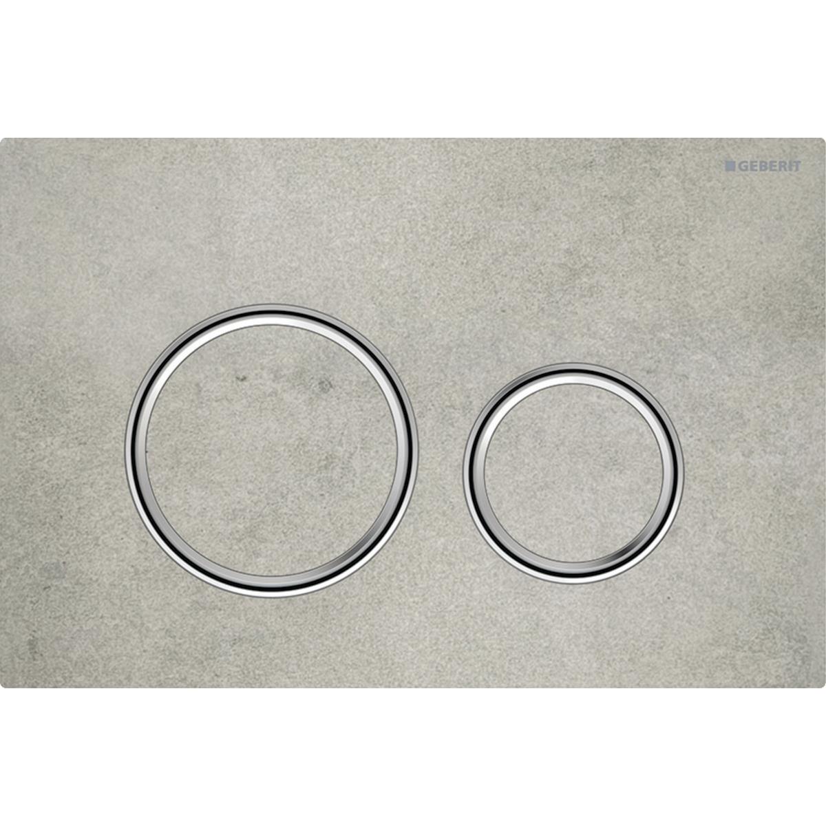 Geberit Sigma 50 Kumanda Paneli Çift Basmalı Beton Görünümlü, 980.027.JV.1Geberit980.027.JV.1Kumanda Paneli