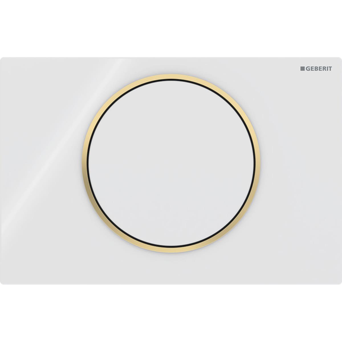 Geberit Sigma10 Deşarj Durdurmalı Kumanda Paneli Beyaz, 241.758.KK.5Geberit241.758.KK.5Kumanda Paneli