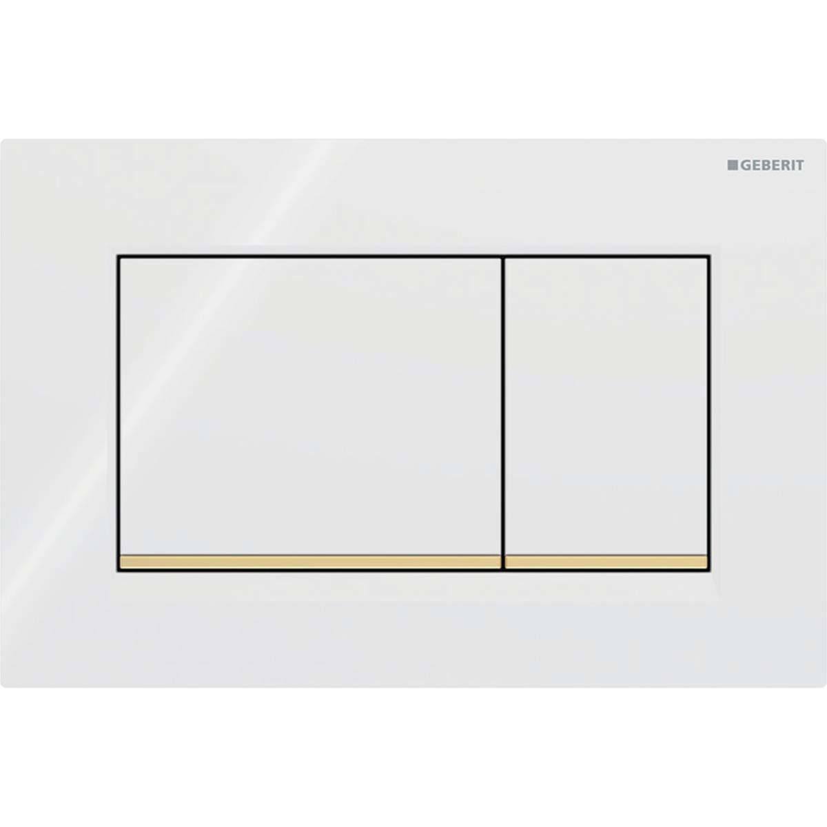 Geberit Sigma20 (eski Sigma30) Kumanda Paneli Çift Basmalı, Beyaz, 115.883.KK.1Geberit115.883.KK.1Kumanda Paneli