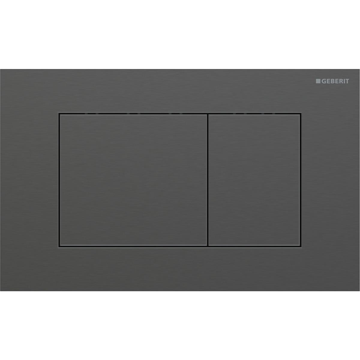 Geberit Sigma40 Kumanda Paneli Çift Basmalı, Fırçalı Siyah, 115.629.QD.1Geberit115.629.QD.1Kumanda Paneli