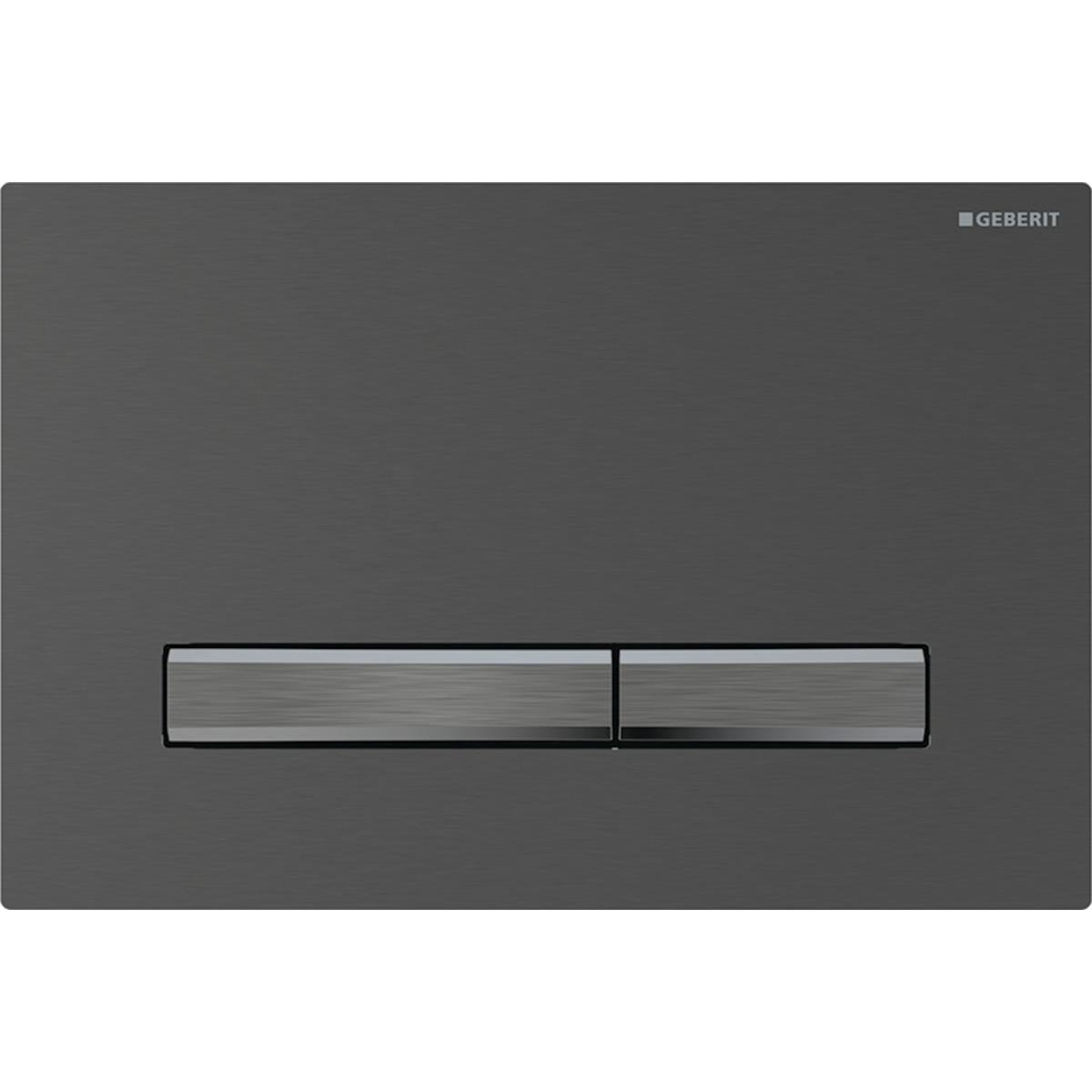 Geberit Sigma50 Kumanda Paneli Çift Basmalı, Fırçalı Siyah Krom, 115.671.QD.2Geberit115.671.QD.2Kumanda Paneli