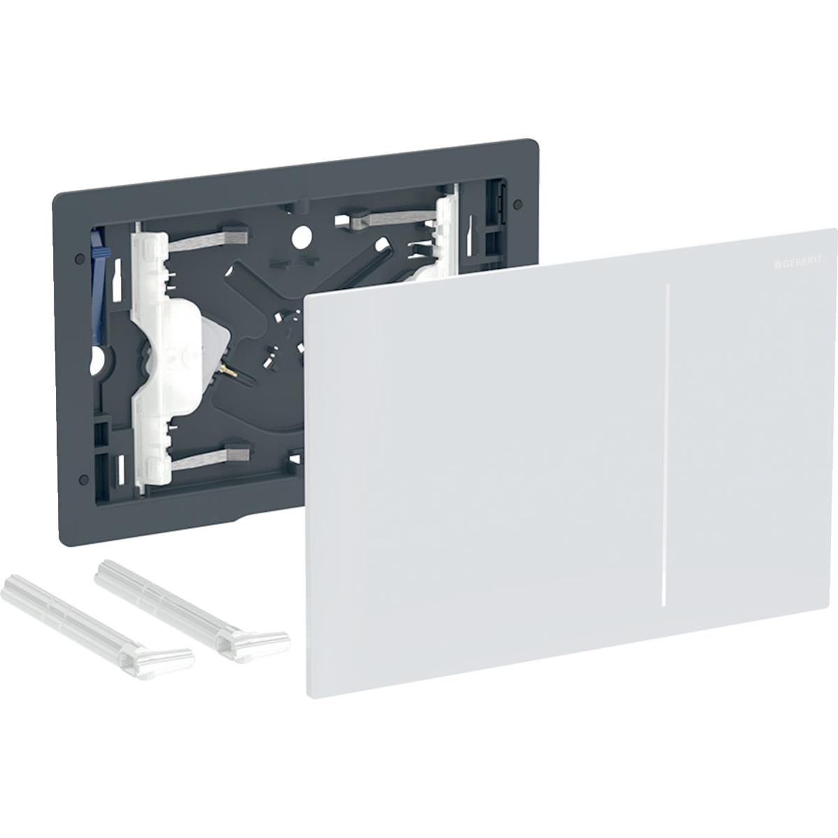 Geberit Sigma70 Çift Basmalı Kumanda Paneli Beyaz, 242.813.SI.1Geberit242.813.SI.1Kumanda Paneli