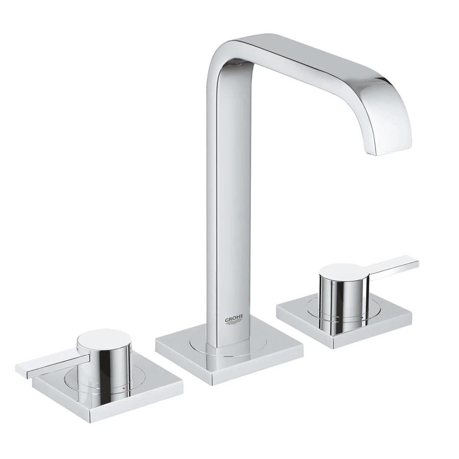 Grohe Allure 3 Delikli Ankastre Lavabo Bataryası, Krom, 20188000Grohe20188000İki Ve Üç Delikli Lavabo Bataryaları