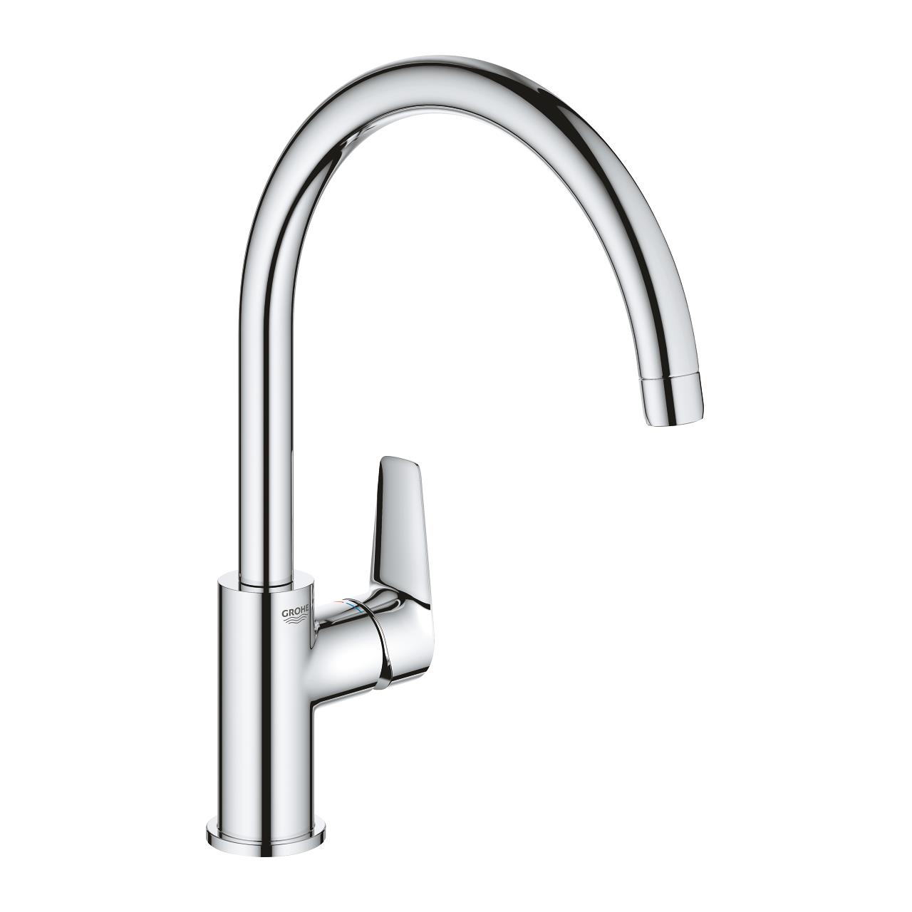 Grohe BauEdge 2020 Tek kumandalı eviye bataryası, Krom, 31367001Grohe31367001Eviye Bataryaları