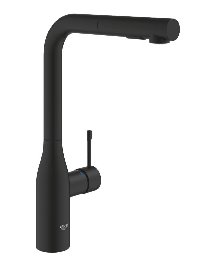 Grohe Essence Spiralli Eviye Bataryası, 2 Akışlı, Hayalet Siyah, 30504KF0Grohe30504KF0Eviye Bataryaları