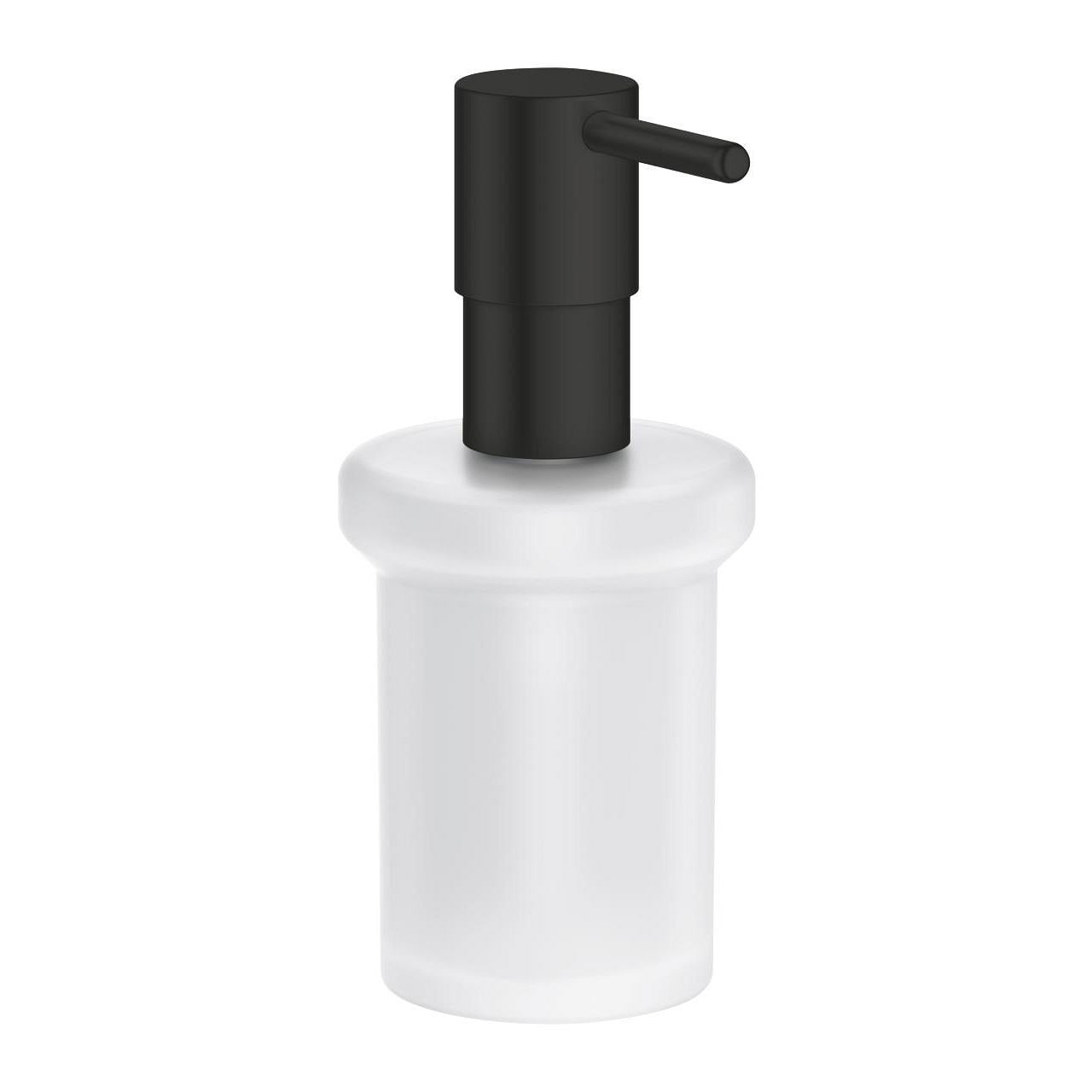 Grohe Essentials Duvara Monte Sıvı Sabunluk (Tutacağı Hariç), Mat Siyah, 1024702430Grohe1024702430Sıvı Sabunluk