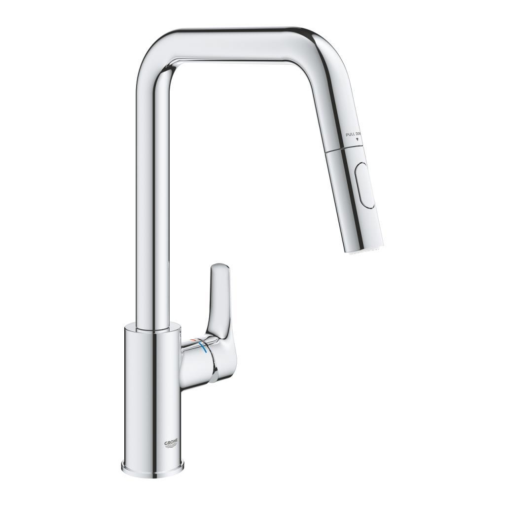 Grohe Eurosmart Kuğu Borulu Eviye Bataryası Krom, 30619000Grohe30619000Eviye Bataryaları