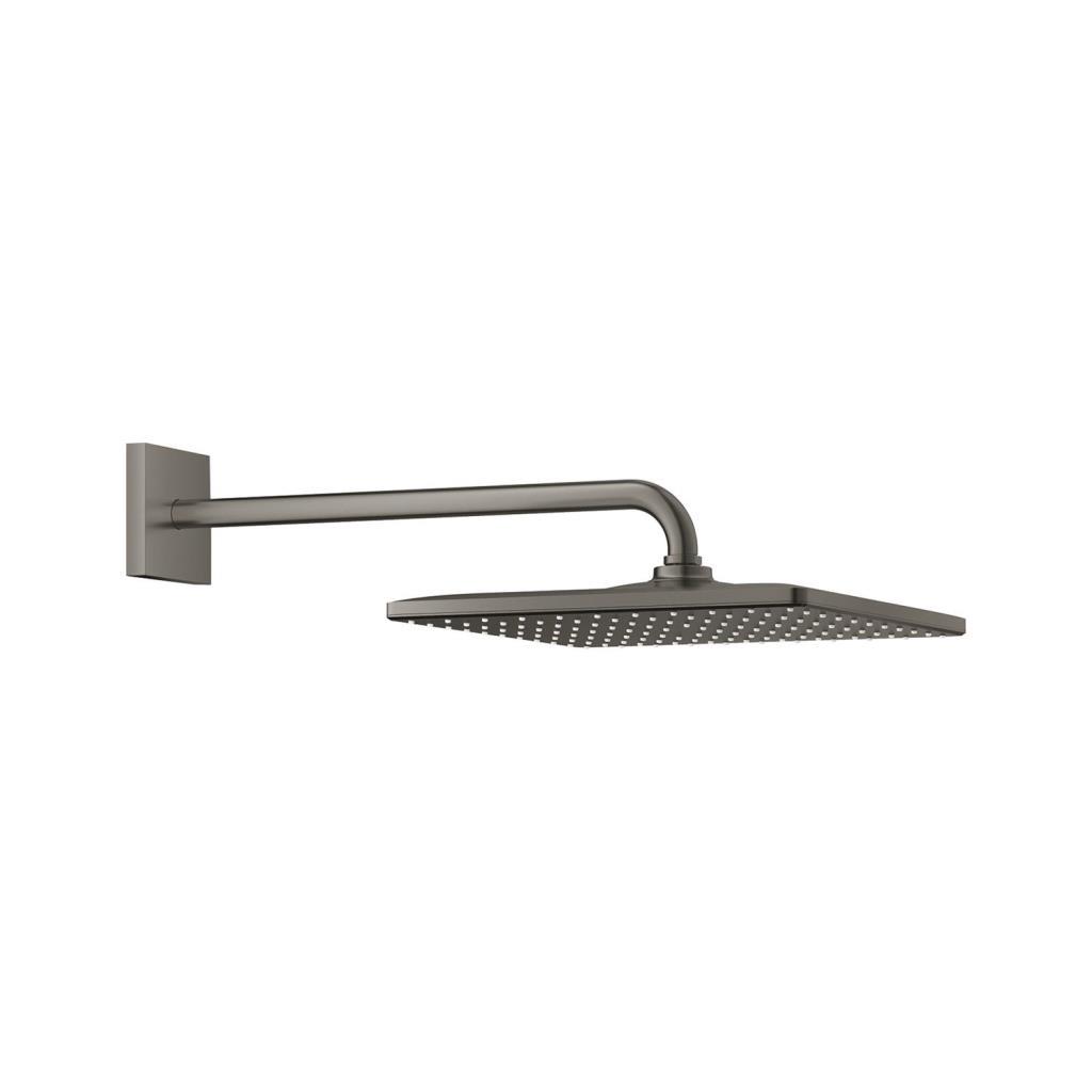 Grohe Rainshower Mono 310 Cube Tepe Duşu Seti, 31 cm, Tek Akışlı, Fırçalı Sert Grafit, 26564AL0Grohe26564AL0Duş Başlıkları