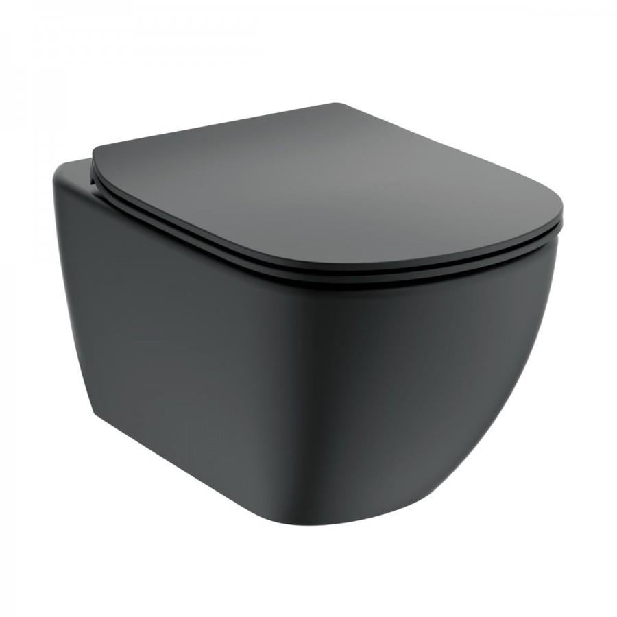 Ideal Standard Tesi Asma Klozet-Silk Black-AquaBlade® T0079V3Ideal StandardT0079V3Asma Klozet Modelleri, Çeşitleri & Fiyatları | Banyo Dizayn 