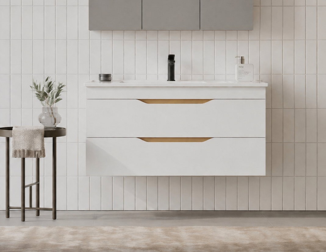 LENA 100 ALT+LVB CKMC MNT MAT BEYAZORKA5008796Lavabo Dolabı