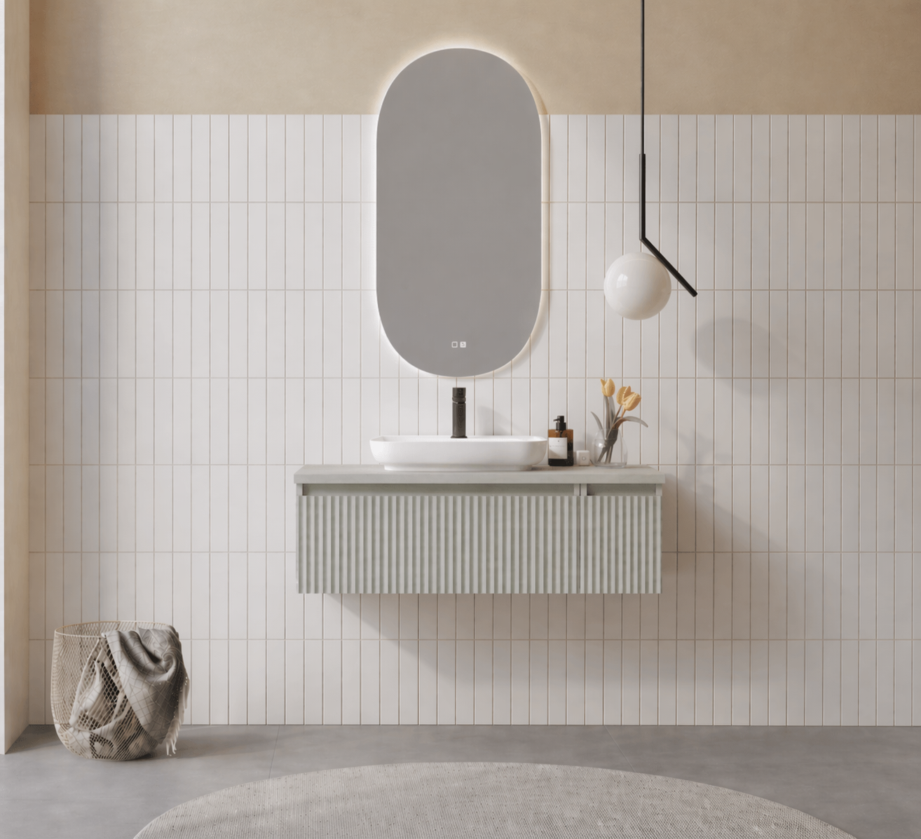 LENTIA 100 TKM M.KASMIRORKA5007103Banyo Dolabı Takımı