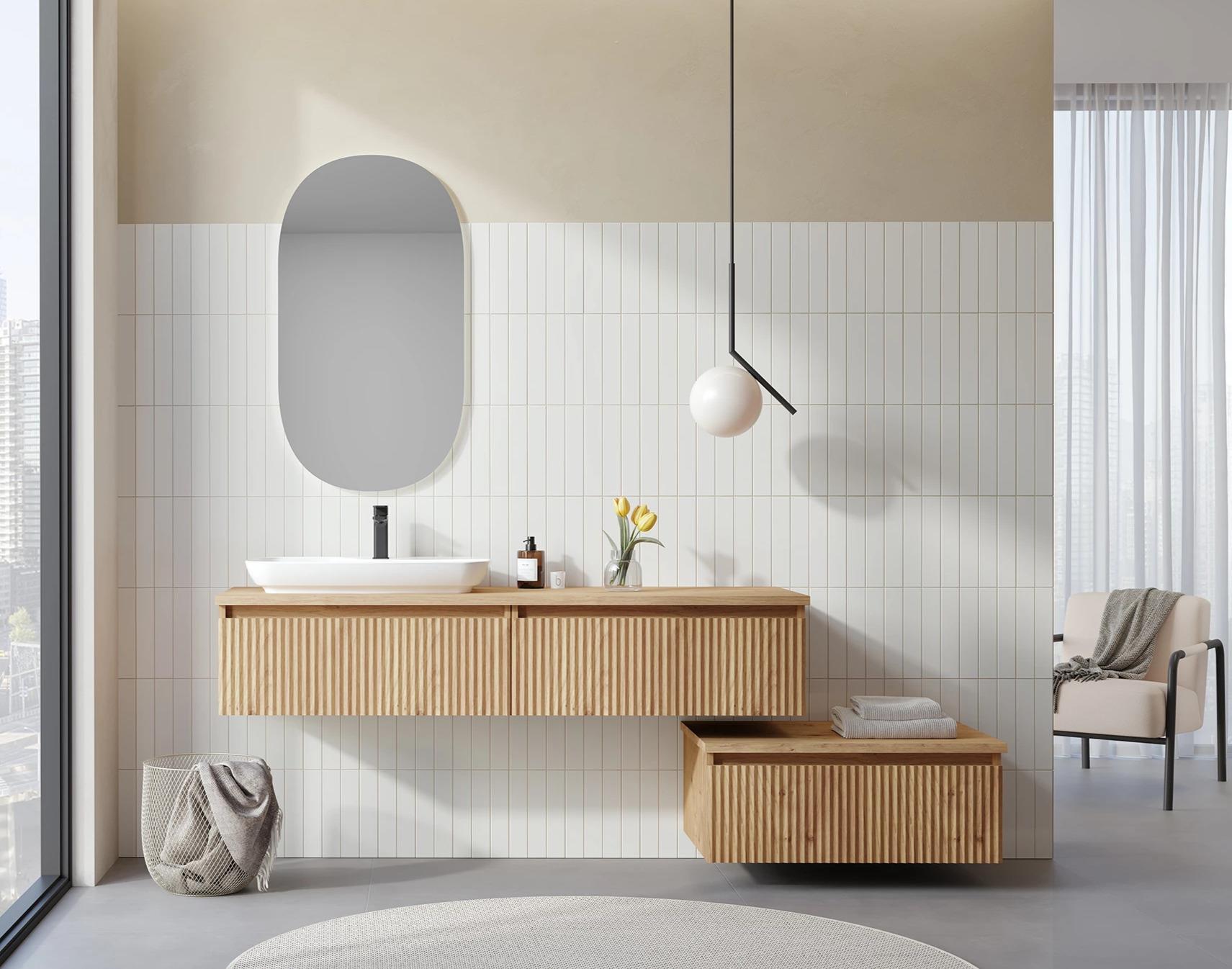 LENTIA 160 TKM SOL M.MESEORKA5007109Banyo Dolabı Takımı