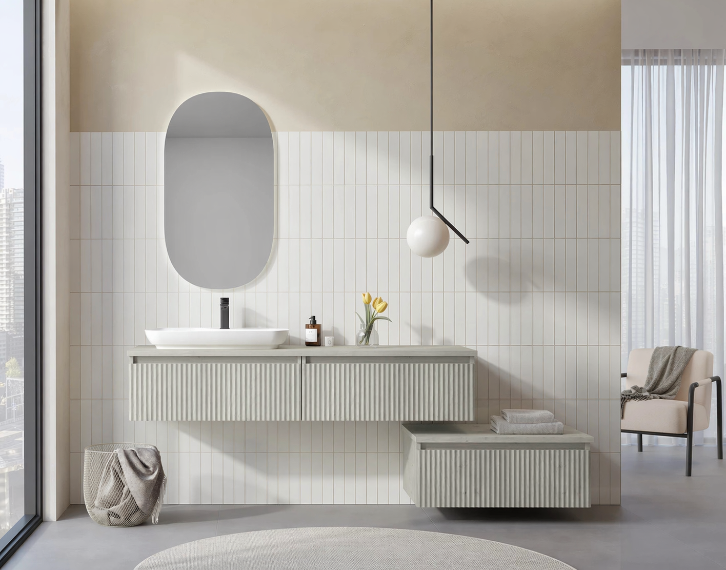 LENTIA 160 TKM SOL M.KASMIRORKA5007108Banyo Dolabı Takımı