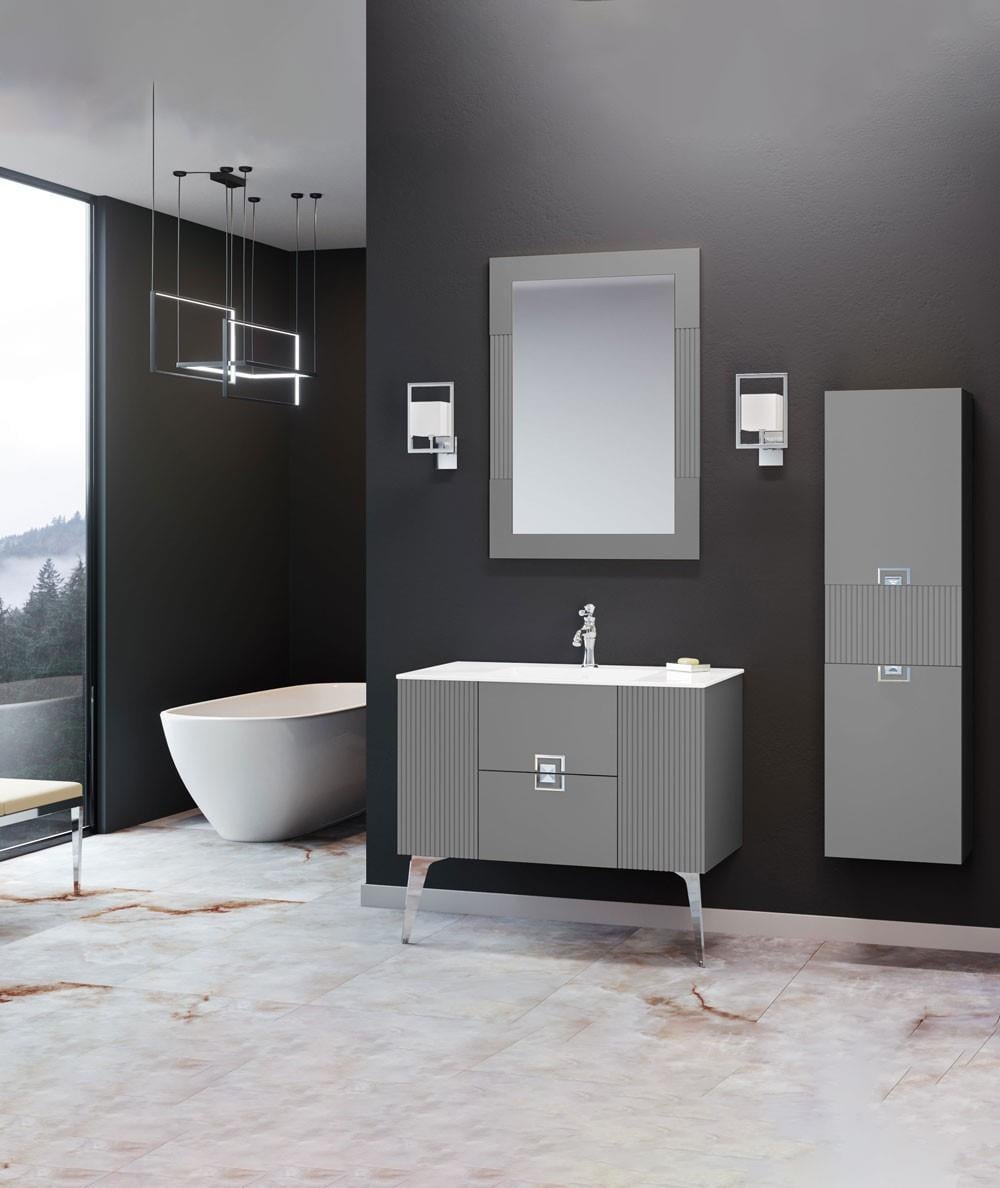 Orka Adria 100 cm Dublin Banyo Dolabı TakımıORKA5000006Banyo Dolabı Takımı