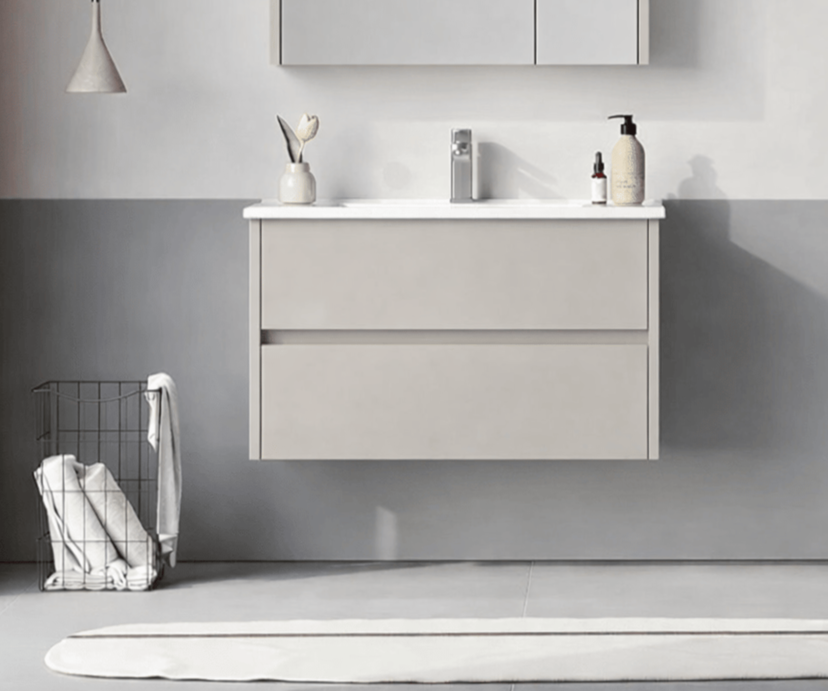 Orka Arno 85 cm Parlak Kaşmir Banyo Dolabı Alt Modül ve Lavabo (Çekmeceli) , 5008779ORKA5008779Lavabo Dolabı