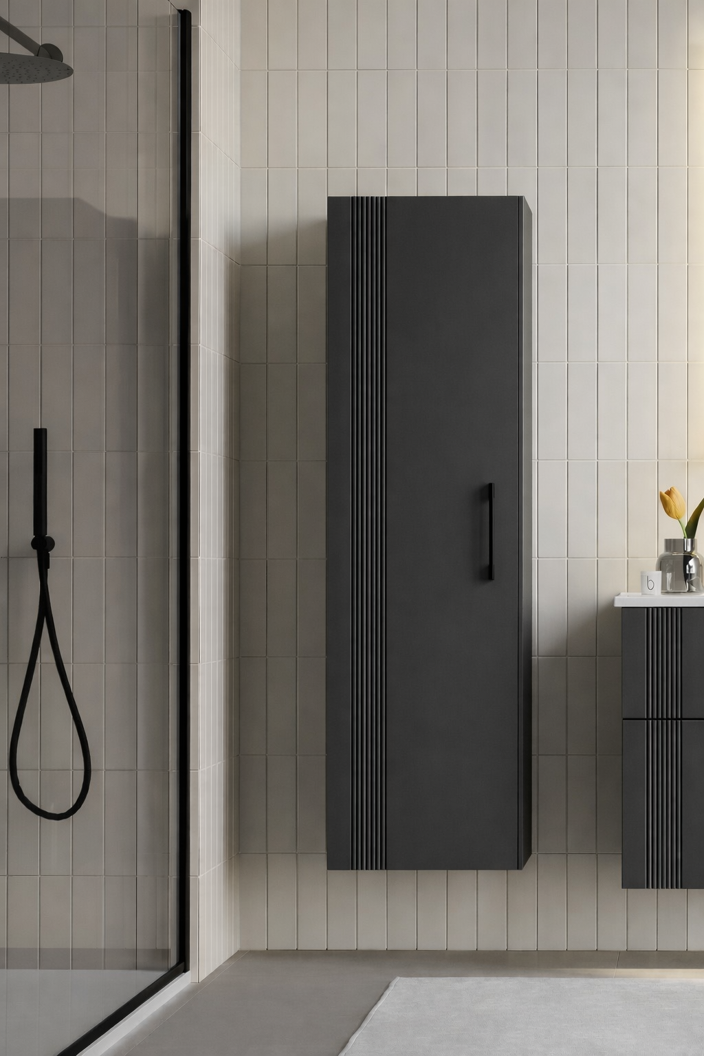 Orka Bari 40 cm Mat Antrasit Boy Dolabı, 3008678ORKA3008678Banyo Boy Dolabı Modelleri 