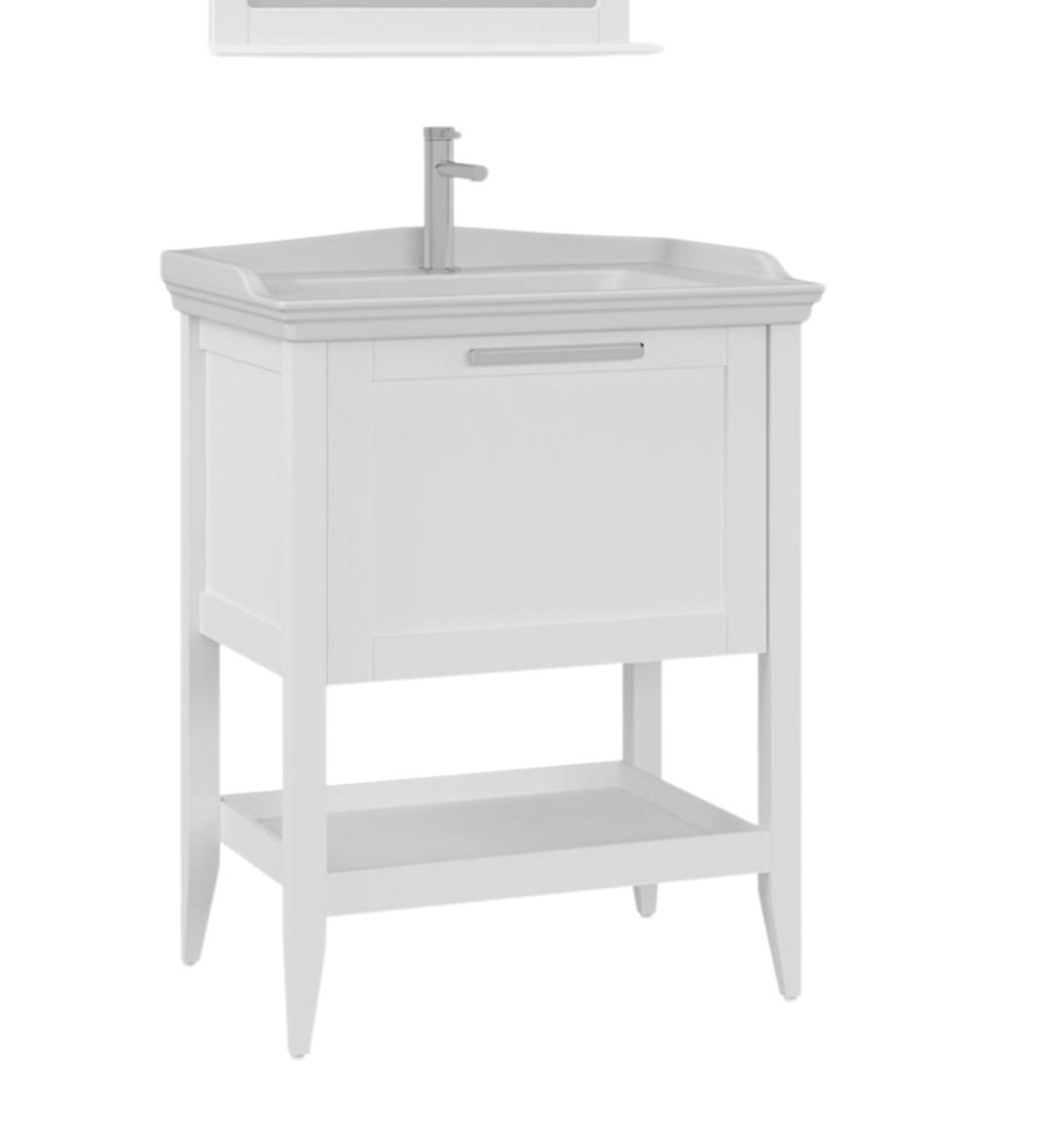 Orka Bastle 65 cm Beyaz Banyo Dolabı Alt Modül ve LavaboORKA5003750Lavabo Dolabı