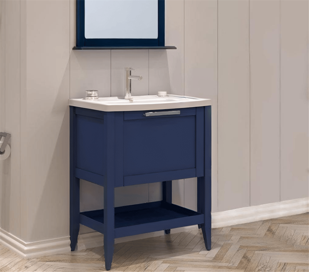 Orka Bastle 65 cm Lacivert Banyo Dolabı Alt Modül ve LavaboORKA5003748Lavabo Dolabı
