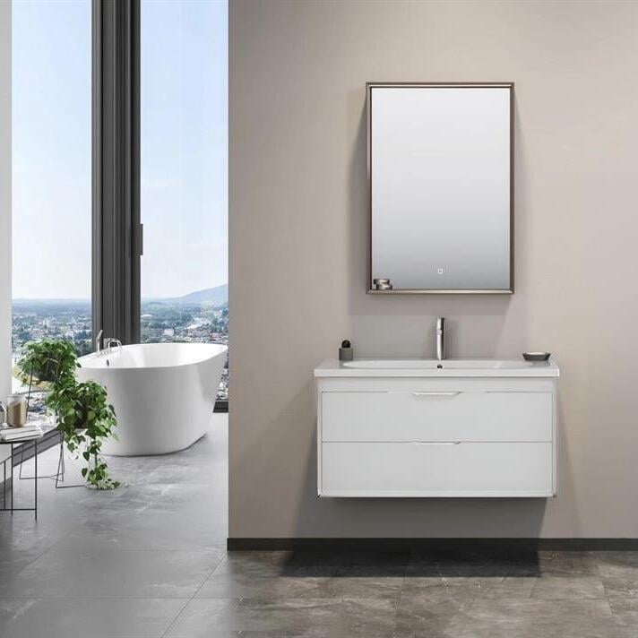 Orka Clay 100 cm Beyaz Çekmeceli Banyo Dolabı TakımıORKA5004367Banyo Dolabı Takımı