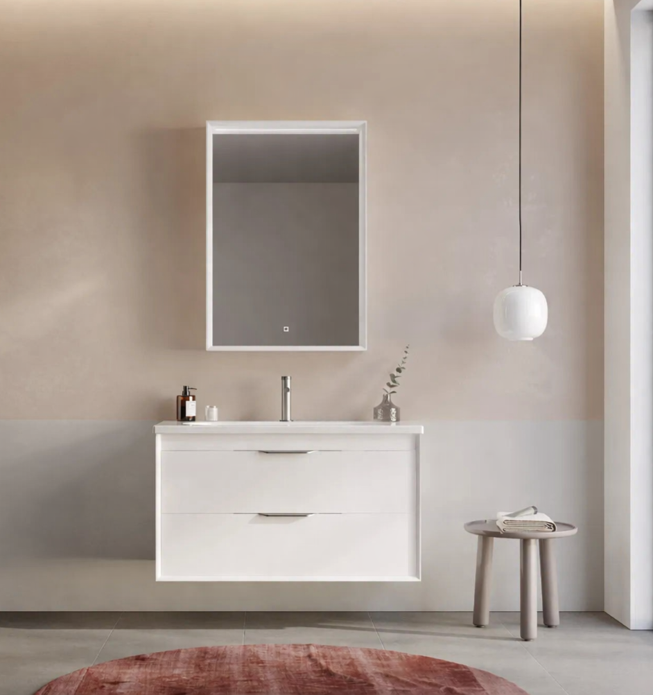 Orka Clay 100 cm Beyaz Çekmeceli Banyo Dolabı TakımıORKA5004367Banyo Dolabı Takımı