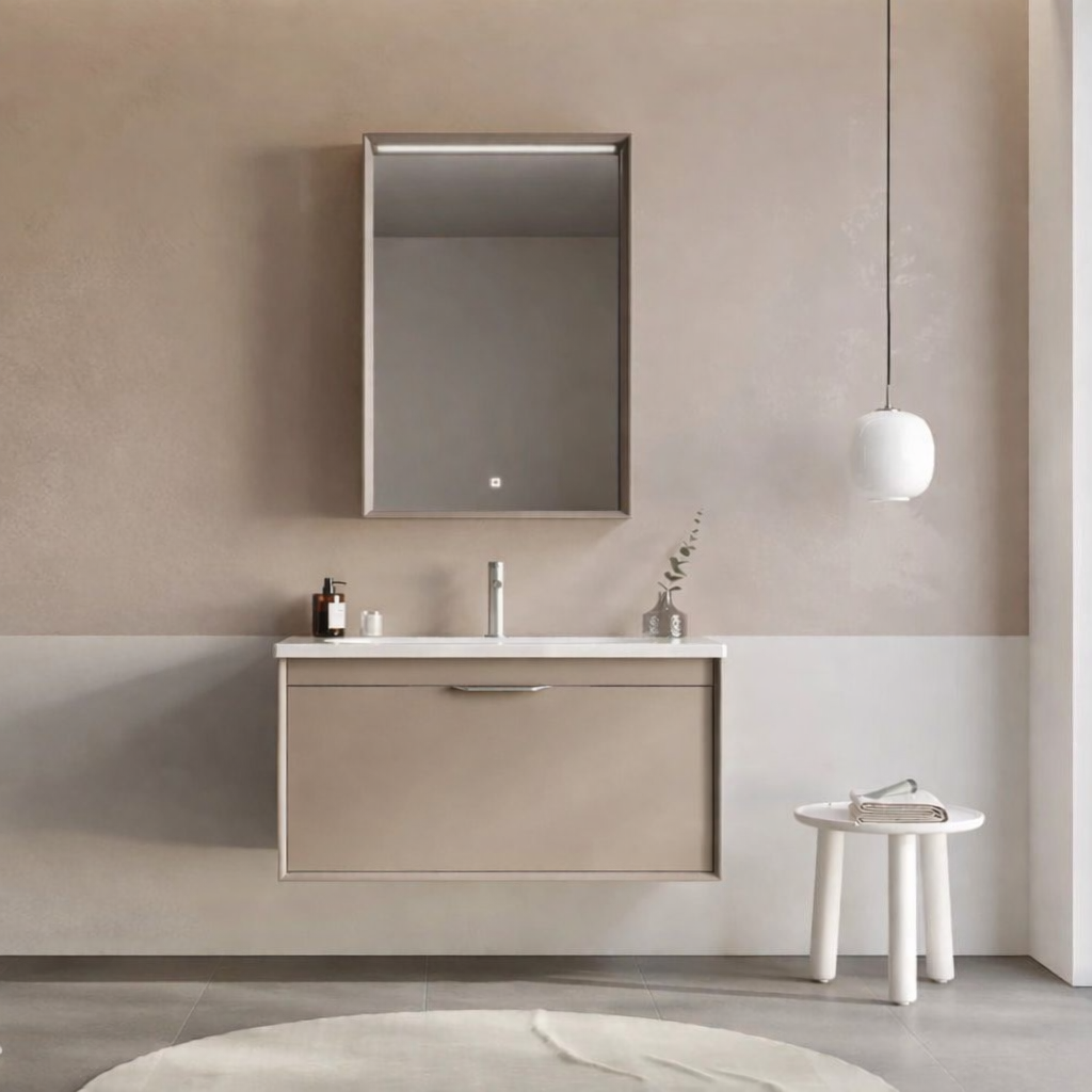 Orka Clay 100 cm Sahra Banyo Dolabı TakımıORKA5002255Banyo Dolabı Takımı