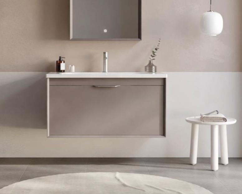 Orka Clay 100 cm Toprak Banyo Dolabı Alt Modül ve Lavabo, 5002189ORKA5002189Lavabo Dolabı