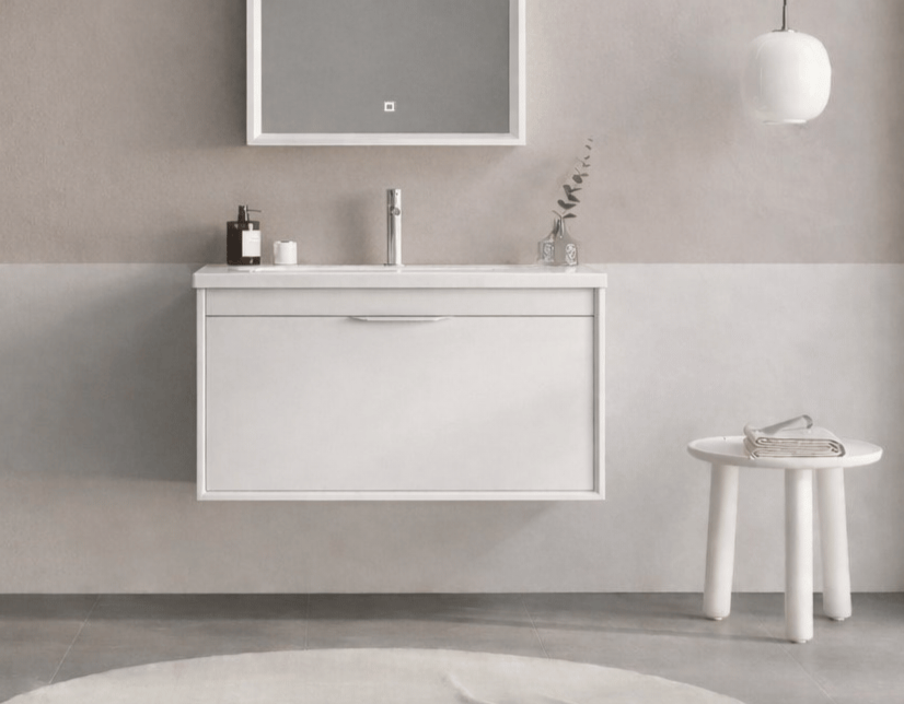 Orka Clay 80 cm Beyaz Banyo Dolabı Alt Modül ve Lavabo, 5002194ORKA5002194Lavabo Dolabı