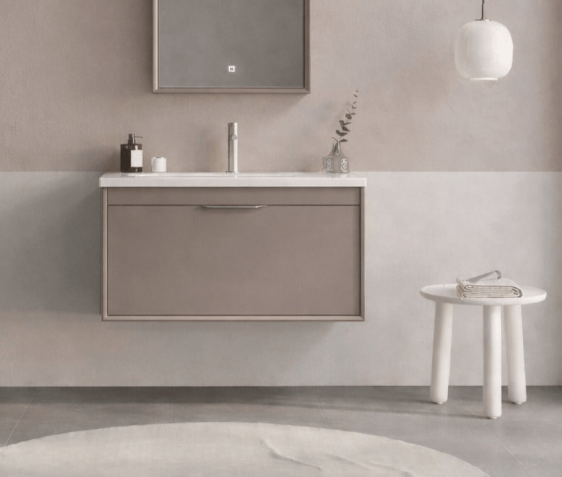 Orka Clay 80 cm Toprak Banyo Dolabı Alt Modül ve Lavabo, 5002192ORKA5002192Lavabo Dolabı