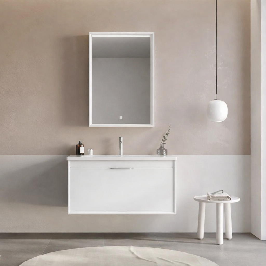 Orka Clay Banyo Dolabı Takımı, 100 cm, Beyaz, 5002256ORKA5002256Banyo Dolabı Takımı