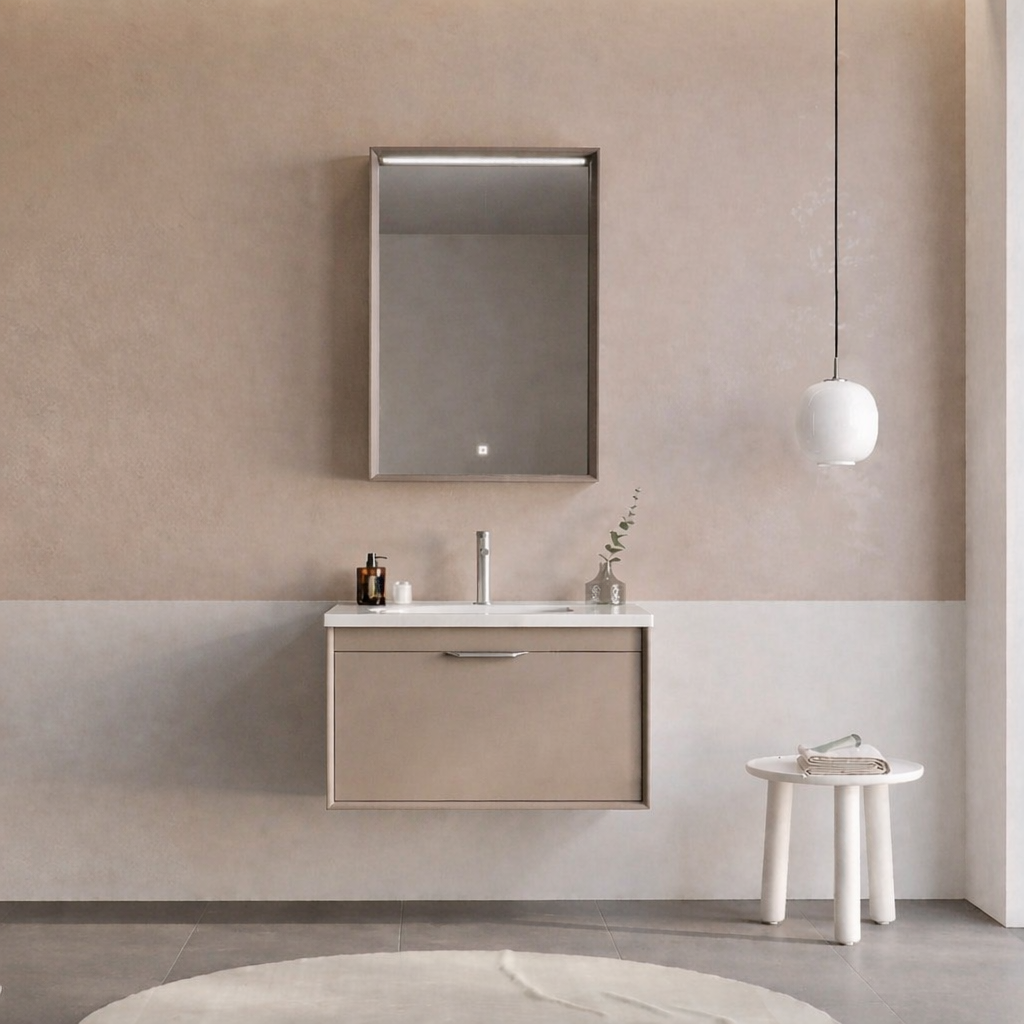 Orka Clay Banyo Dolabı Takımı, 65 cm, Sahra, 5002261ORKA5002261Banyo Dolabı Takımı