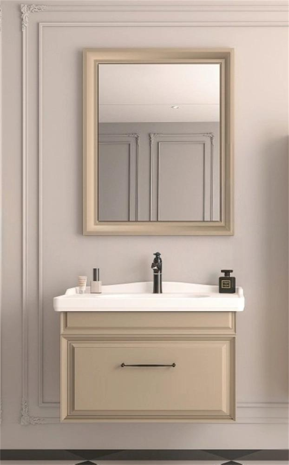 Orka Design 85 cm Mat Cappucino Banyo Dolabı TakımıORKA5000277Banyo Dolabı Takımı