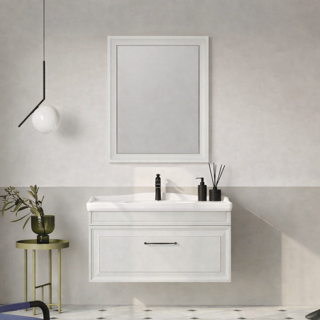 Orka Design Banyo Dolabı Takımı, 105 cm, Lake Mat Kaşmir, 5005353ORKA5005353Banyo Dolabı Takımı