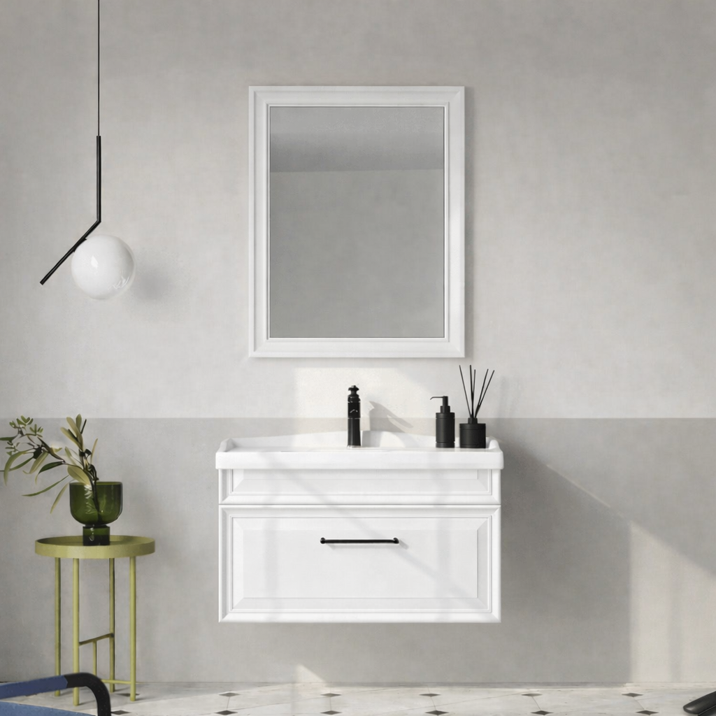 Orka Design Banyo Dolabı Takımı, 85 cm, Lake Mat Beyaz, 5000275ORKA5000275Banyo Dolabı Takımı