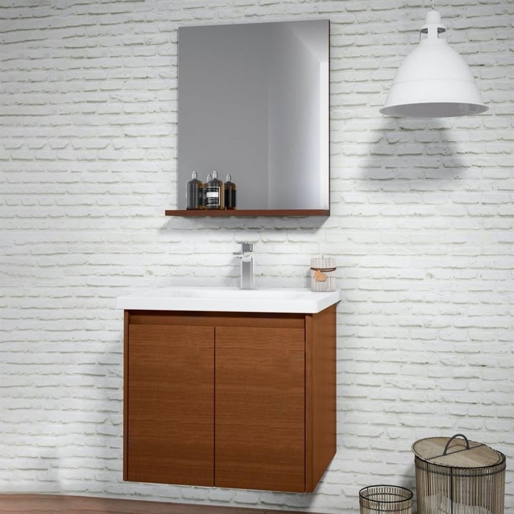 Orka Düden 60 cm Ceviz Kapaklı Banyo Dolabı TakımıORKA5000190Banyo Dolabı Takımı