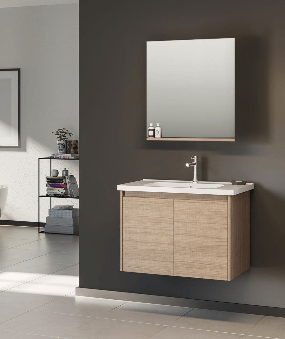 Orka Düden 65 cm Meşe Kapaklı Banyo Dolabı TakımıORKA5002658Banyo Dolabı Takımı