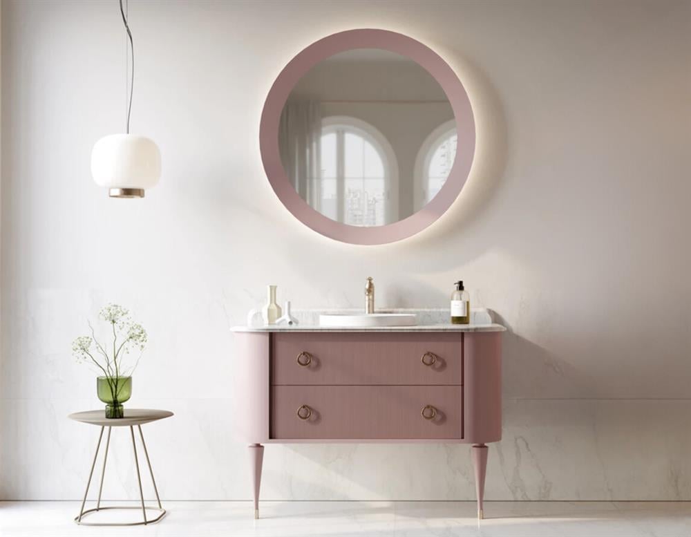 Orka Felice 100 cm Pudra Lake Banyo Dolabı TakımıORKA5004927Banyo Dolabı Takımı