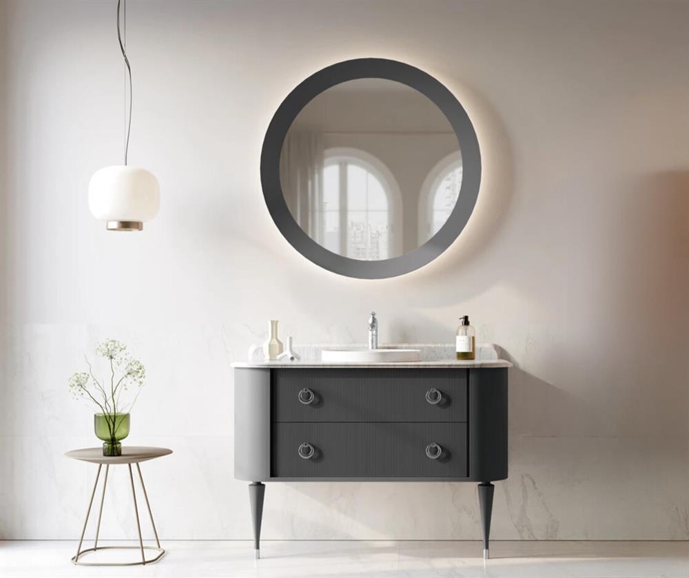 Orka Felice 100 cm Siyah Lake Banyo Dolabı TakımıORKA5004942Banyo Dolabı Takımı